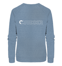 Lade das Bild in den Galerie-Viewer, Outdoorherz beidseitiges Logo - Ladies Organic Sweatshirt - Outdoorherz
