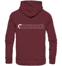 Lade das Bild in den Galerie-Viewer, Outdoorherz beidseitiges Logo - Organic Basic Hoodie - Outdoorherz
