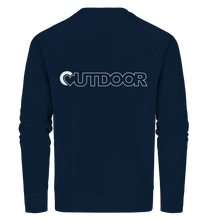 Lade das Bild in den Galerie-Viewer, Outdoorherz beidseitiges Logo - Organic Sweatshirt - Outdoorherz
