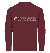 Lade das Bild in den Galerie-Viewer, Outdoorherz beidseitiges Logo - Organic Sweatshirt - Outdoorherz
