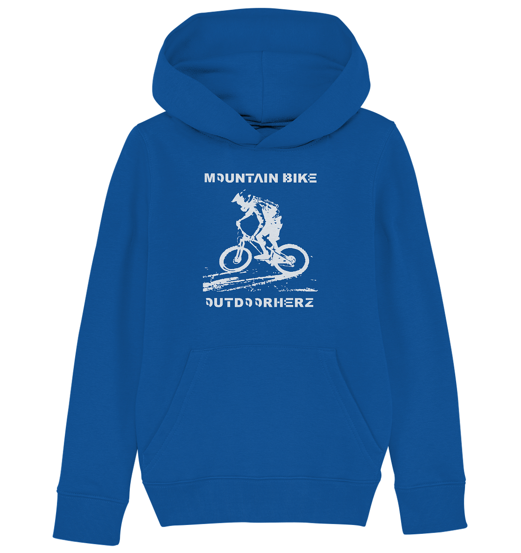 Mountain Bike  - Kids Organic Hoodie