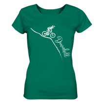 Lade das Bild in den Galerie-Viewer, Downhill weiß - Ladies Organic Shirt - Outdoorherz
