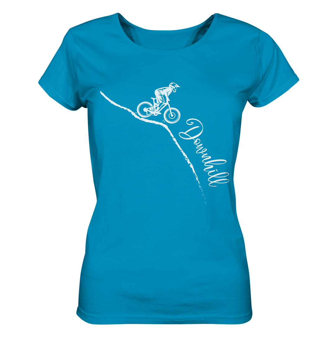 Downhill weiß - Ladies Organic Shirt - Outdoorherz