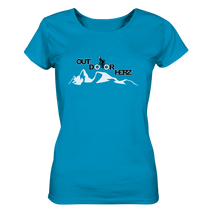 Lade das Bild in den Galerie-Viewer, Outdoorherz Bikerlogo - Ladies Organic Shirt - Outdoorherz
