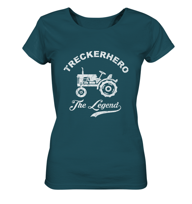 Traktorhero  - Ladies Organic Shirt - Outdoorherz