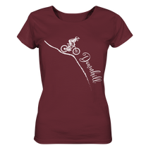 Lade das Bild in den Galerie-Viewer, Downhill weiß - Ladies Organic Shirt - Outdoorherz
