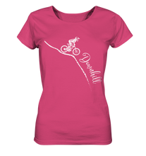 Lade das Bild in den Galerie-Viewer, Downhill weiß - Ladies Organic Shirt - Outdoorherz
