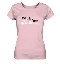 Lade das Bild in den Galerie-Viewer, Outdoorherz Bikerlogo - Ladies Organic Shirt - Outdoorherz
