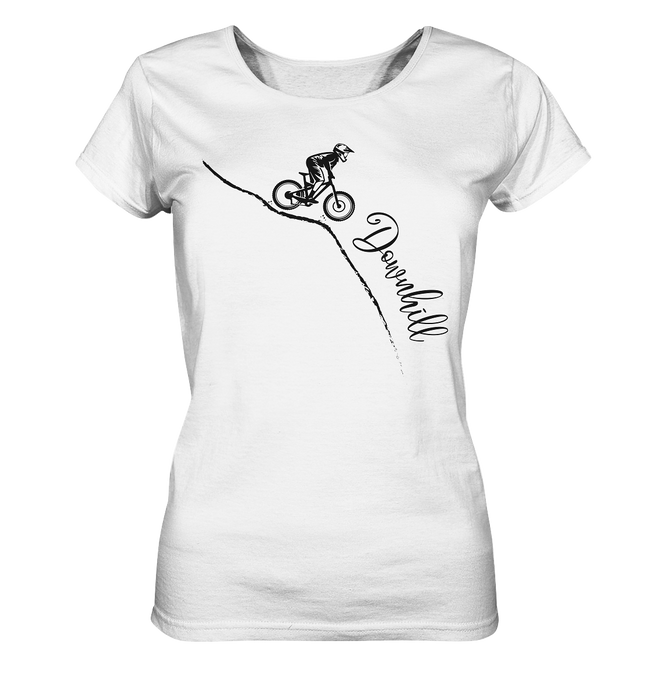 Downhill black - Ladies Organic Shirt - Outdoorherz