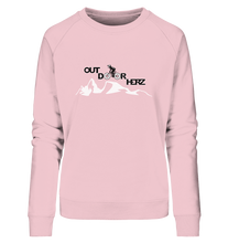 Lade das Bild in den Galerie-Viewer, Outdoorherz Bikerlogo - Ladies Organic Sweatshirt - Outdoorherz
