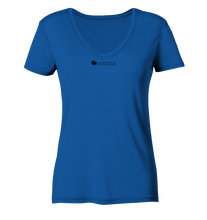 Lade das Bild in den Galerie-Viewer, Outdoorherz Logo free - Ladies Organic V-Neck Shirt - Outdoorherz
