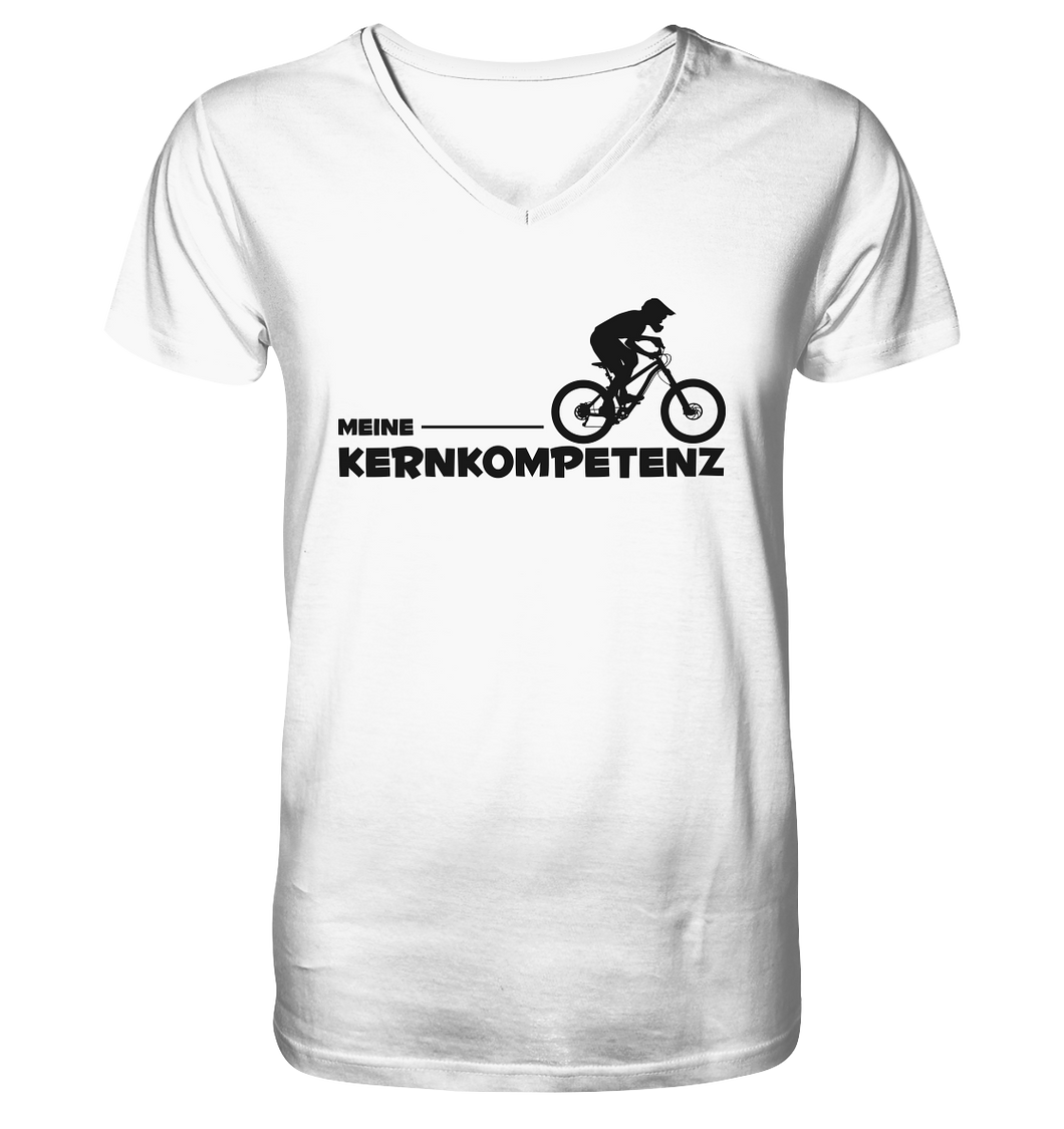 Meine Kernkompetenz - Mens Organic V-Neck Shirt - Outdoorherz