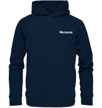 Lade das Bild in den Galerie-Viewer, Outdoorherz beidseitiges Logo - Organic Basic Hoodie - Outdoorherz
