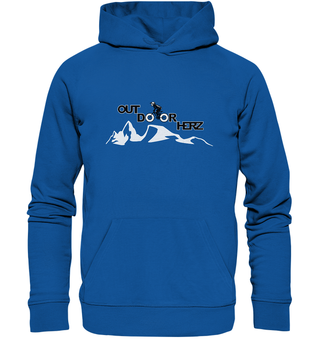 Outdoorherz Bikerlogo - Organic Basic Hoodie - Outdoorherz