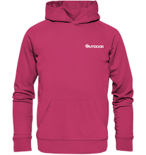 Lade das Bild in den Galerie-Viewer, Outdoorherz beidseitiges Logo - Organic Basic Hoodie - Outdoorherz
