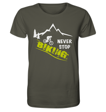 Lade das Bild in den Galerie-Viewer, Never Stop - Organic Shirt - Outdoorherz
