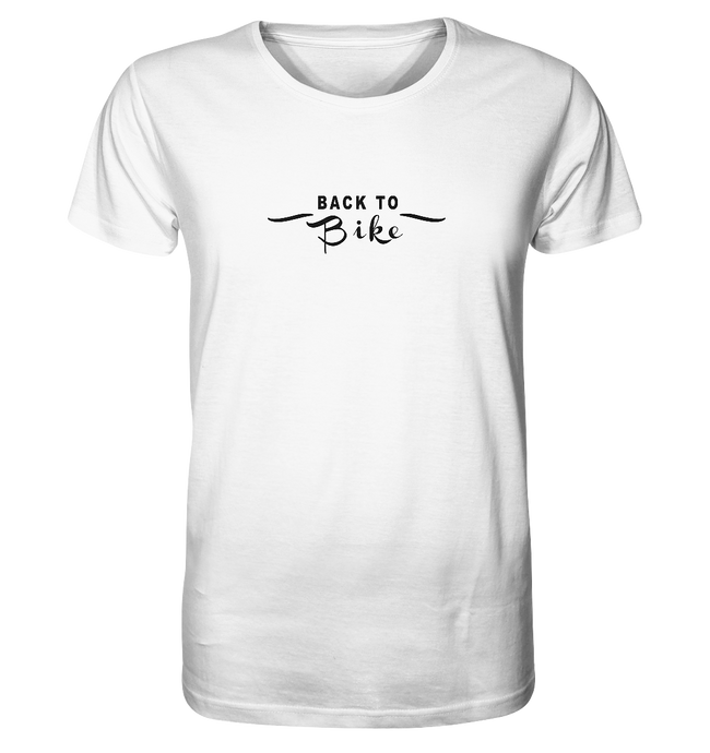 Back to Bike Black - Organic Shirt - Outdoorherz