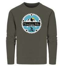 Lade das Bild in den Galerie-Viewer, MTB-Ritzel weiß - Organic Sweatshirt - Outdoorherz
