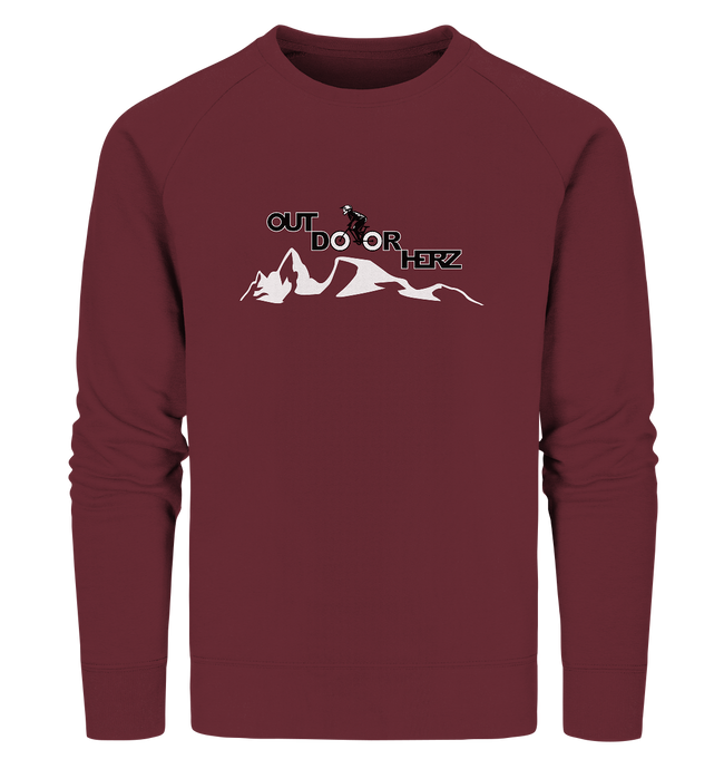 Outdoorherz Bikerlogo - Organic Sweatshirt - Outdoorherz