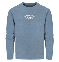 Lade das Bild in den Galerie-Viewer, BACK TO BIKE SCHWARZ - Organic Sweatshirt - Outdoorherz
