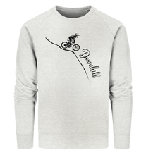 Lade das Bild in den Galerie-Viewer, Downhill black - Organic Sweatshirt - Outdoorherz
