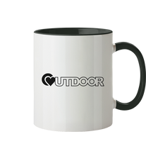 Lade das Bild in den Galerie-Viewer, Outdoorherz Logo free - Tasse zweifarbig - Outdoorherz
