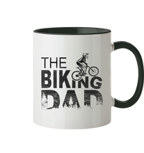 Lade das Bild in den Galerie-Viewer, The Biking DAD black - Tasse zweifarbig
