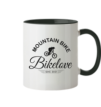 Lade das Bild in den Galerie-Viewer, Bikelove - Tasse zweifarbig - Outdoorherz
