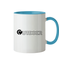 Lade das Bild in den Galerie-Viewer, Outdoorherz Logo free - Tasse zweifarbig - Outdoorherz
