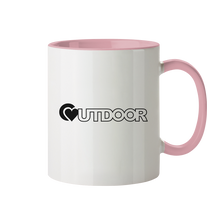 Lade das Bild in den Galerie-Viewer, Outdoorherz Logo free - Tasse zweifarbig - Outdoorherz
