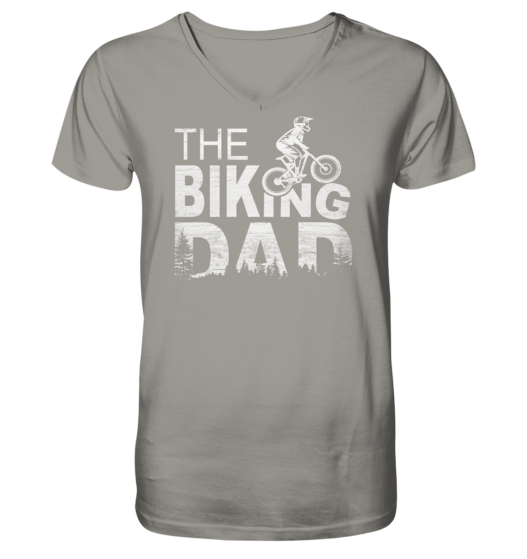 The Biking DAD - V-Neck Shirt